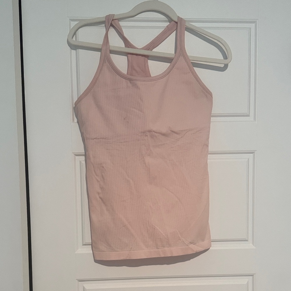 Lululemon Athletica Light Pink Tank Top